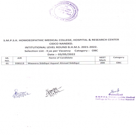 INSTITUTIONAL ROUNDS 2021-2022