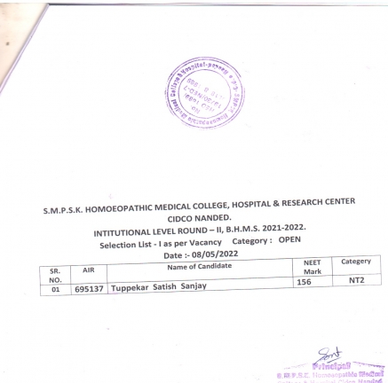 INSTITUTIONAL ROUNDS 2021-2022